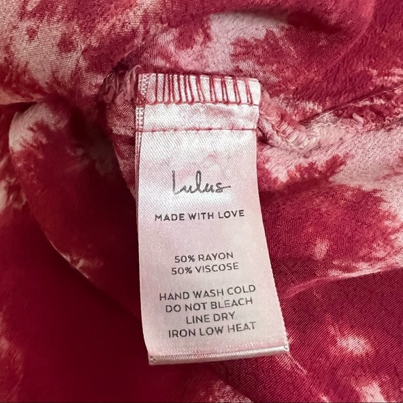 Lulu’s Pink Tie-Dye Mini Dress in size S - Picture 8 of 8